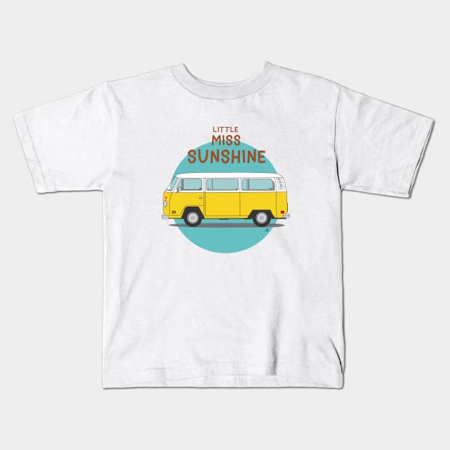 A good movie: little miss sunshine Kids T-Shirt by atizadorgris